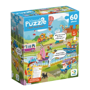 Пазлы Dodo 60 деталей Чудо -Транспорт