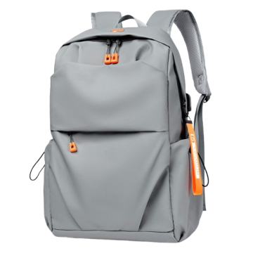 Рюкзак Casual Men Backpack Oxford Cloth Laptop with USB port Grey