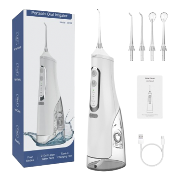 Ирригатор M209 310ml Cordless Water Flosser 4 Modes IPX7 White