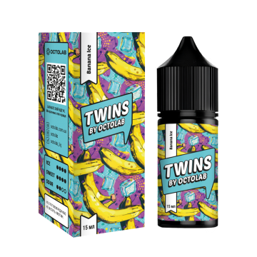 Жидкость OCTOLAB Twins (3в1) Banana Ice - Банан Лед