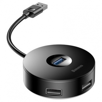 USB Hub Baseus AirJoy Round Box 10cm USB 3.0 to USB