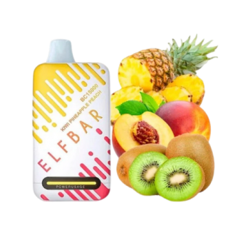 Сигарета электронная ELFBAR 5% BC15000 Kiwi Pineapple Peach