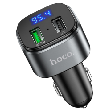 АЗУ блочок HOCO E67 QC3.0 + FM модулятор