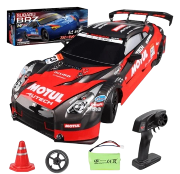 Машинка дрифт GTR красная	