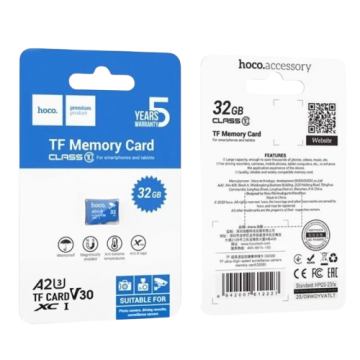 Micro SD 32 GB Hoco surveilance camera