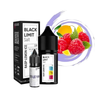 Жидкость OCTOLAB Black Limit (3в1) Raspberry Lemon Ice / Малина Лимон Лёд