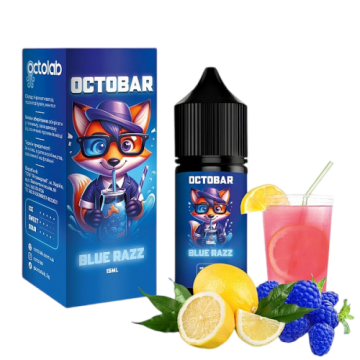 Жидкость OCTOBAR NFT (3в1) Blue Razz/Лимонад из Голубой Малины