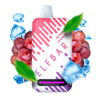 Сигарета электронная ELFBAR 5% BC15000 Grape Ice